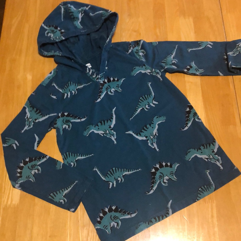 Tea Collection long-sleeve dinosaur shirt with good